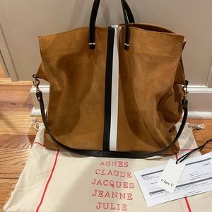 Clare V camel suede Simple Tote